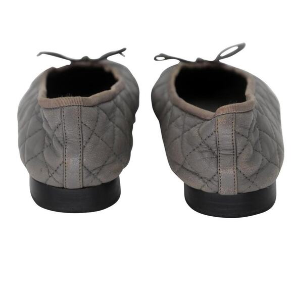 Chanel Ballet 36C Quilted Leather Cap-toe Flats CC-S0207P-C027 - Picture 8 of 11